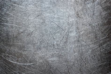 Grunge Background Of Stainless Steel Metal Texture Closeup Stock Image