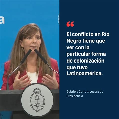 En Su Primera Conferencia Gabriela Cerruti Defendió El Control De