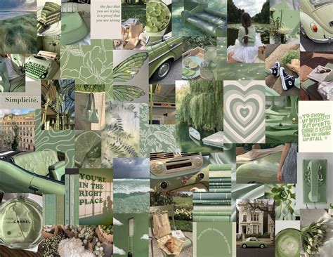 Sage Green Photo Collage Kit-50 Pc - Etsy