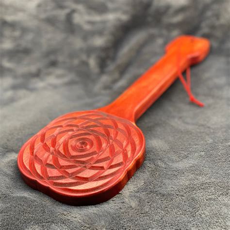 Rose Spanking Paddle Spanking Paddle Paddle Branding Paddle Wooden