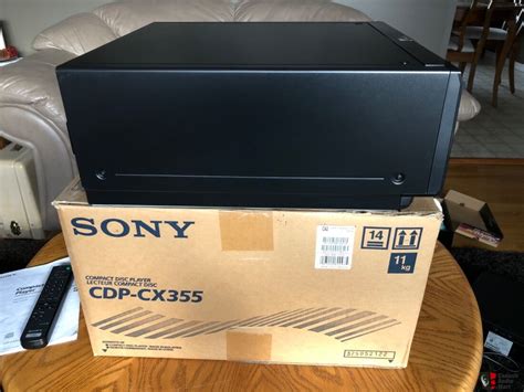 Sony Cdp Cx355 300 Cd Player Changer Original Box Manual And Remote