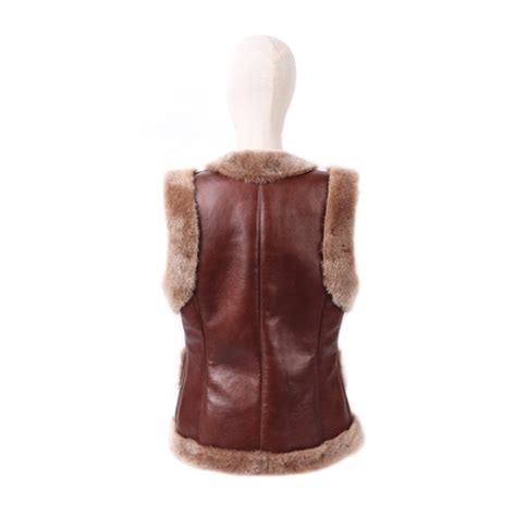 Gilet Fourrure Agneau Mouton Toscane