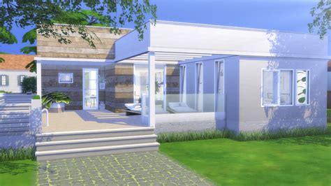 Modern House The Sims 4 Speed Build Youtube