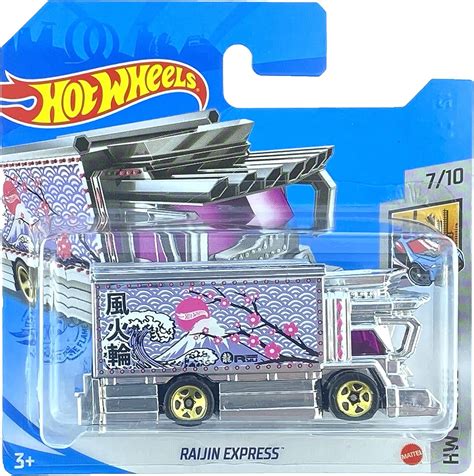 Hot Wheels Raijin Express Chrome HW Metro Short Card GRX BigaMart