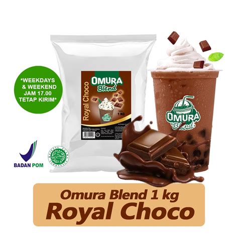 Jual OMURA Blend Bubuk Minuman Rasa Royal Choco Coklat Powder Drink 1