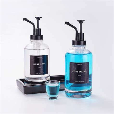 Snapklik Molimoli Ml Oz Mouthwash Dispenser For Bathroom