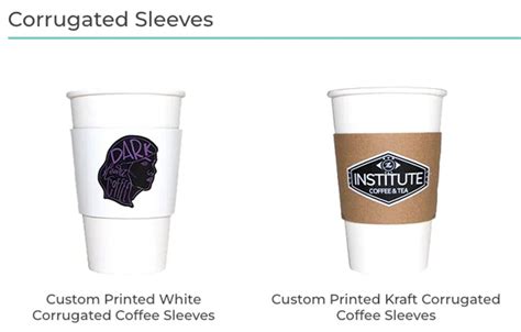 Custom Printed Coffee Cup Sleeves - PPOVA