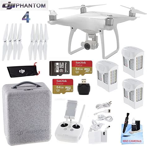 Dji Phantom 4 Extended Flight Bundle Includes 3 Intellegent In Flight Battery 2