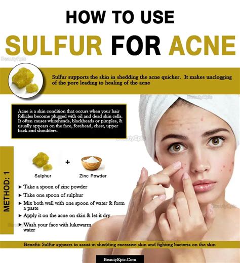 How Does Sulfur Help With Acne