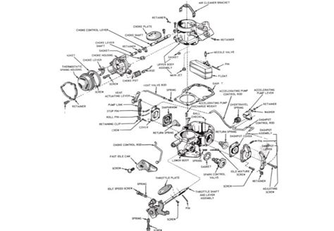 Exploded Mikes Carburetor Parts