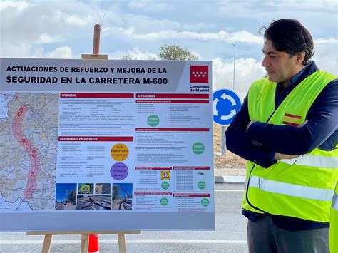 La Comunidad De Madrid Refuerza Y Mejora La Seguridad En Más De 50 Kilómetros De La Carretera M