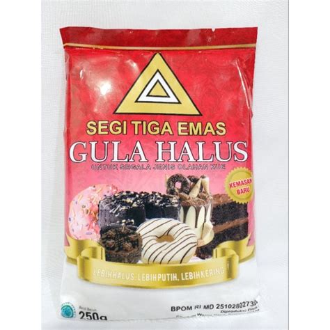 Jual Gula Halus Segitiga Emas Gula Halus Gr Shopee Indonesia