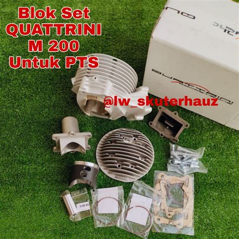 Jual Cylinder Blok Set Original QUATTRINI M200 Utk Smallframe PTS Dkk