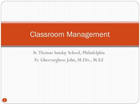 Ppt Classroom Management Powerpoint Presentation Free Download Id