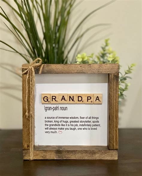 Grandpa T Grandpa Definition Fathers Day Dads Day Grandpa Frame