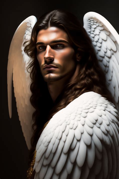 Male Guardian Angel Painting