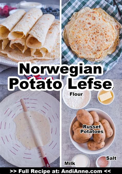 There Are Many Different Types Of Food On The Table With Words Above It That Read Norwegian