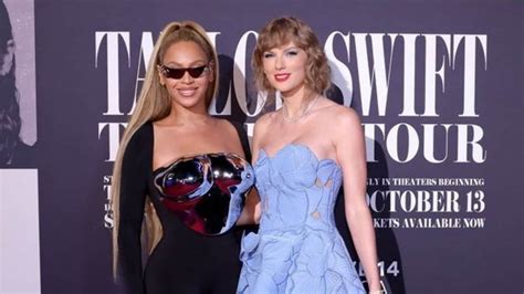 Taylor Swift Posed With Beyonce At Her Eras Tour Movie Premiere See Pics Hindustan Times