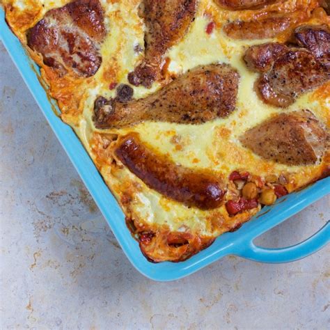 Baked Rice With Egg Crust Beats Paella At Least In Gourmandistan