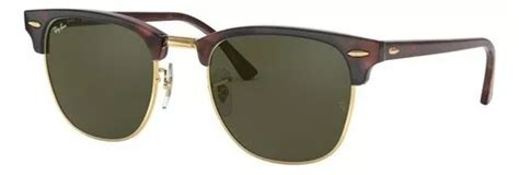 Anteojos De Sol Ray Ban Clubmaster Classic Talle Large Armaz N Polished