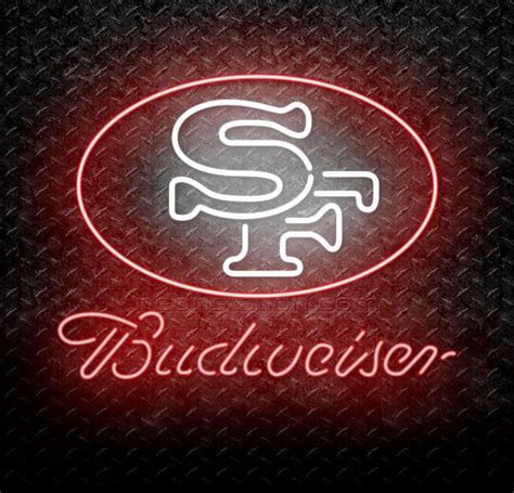 Buy Nfl San Francisco 49ers Budweiser Neon Sign Online Neonstation