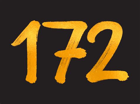 172 Number logo vector illustration, 172 Years Anniversary Celebration ...