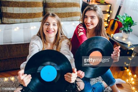 223 Girl Holding Vinyl Record Stock Photos High Res Pictures And