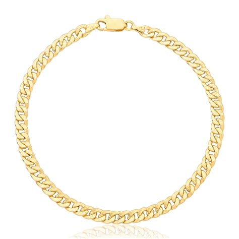 Pulseira Masculina Coliseu Ouro K Elo Groumet Cm