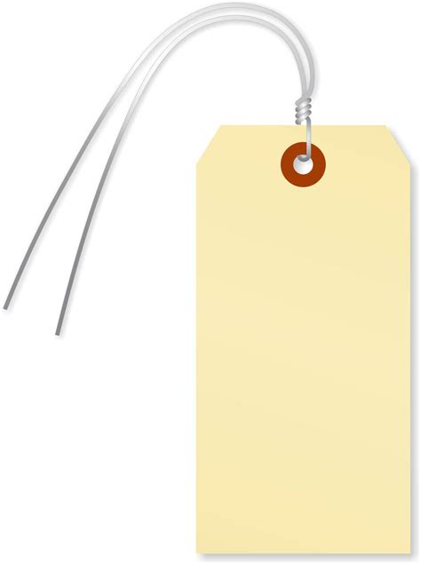 Buy Smartsign Blank Manila Shipping Tags With Wire Size Pt