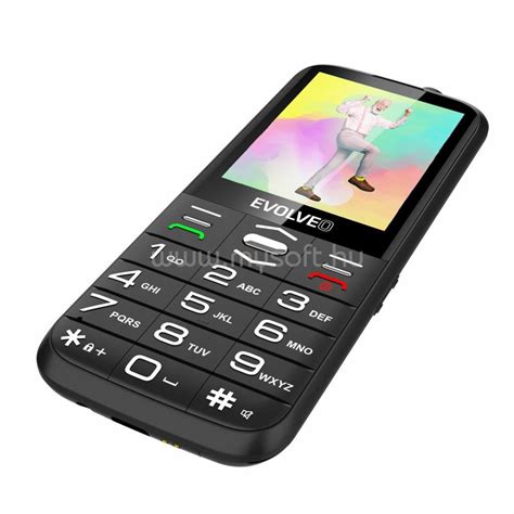 EVOLVEO EasyPhone XO mobiltelefon fekete EP 630 XOB hagyományos