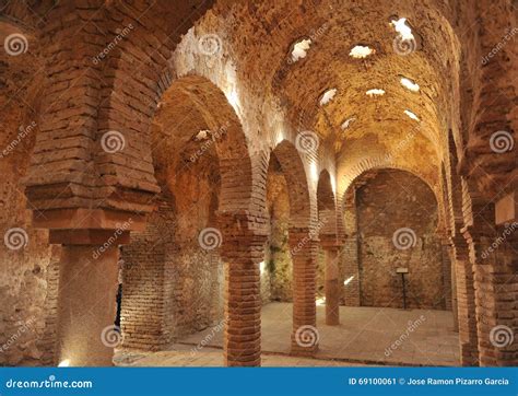 Antique Hammam Arabic Baths In Ronda Malaga Province Andalusia