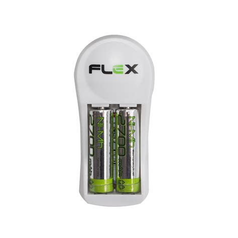 Carregador De Pilhas Flex Fx c11 2p 2 Aa Recarregável Bivolt