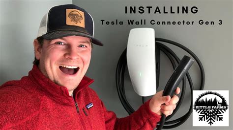 Installing Tesla Wall Connector Gen Charger Youtube