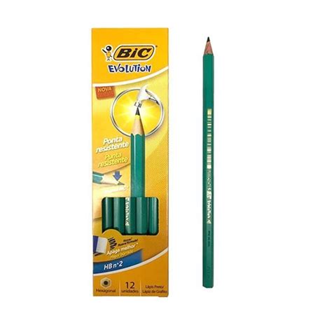 Lapiz Bic Grafito Evolut Negro X Sifer