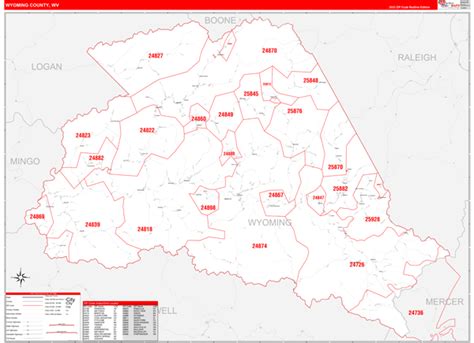 Map Books of Wyoming County West Virginia - marketmaps.com