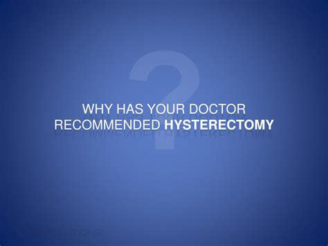 Ppt Focus Hysterectomy Powerpoint Presentation Free Download Id