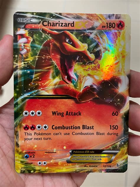 Pokemon Tcg Charizard Ex Ultra Rare Xy Evolutions Hobbies