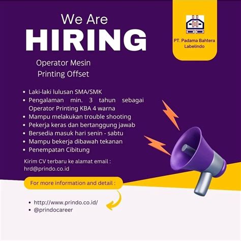 Operator Mesin Printing Offset Atmago