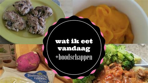 Wat Ik Eet Vandaag Vegan Koekjes Boodschappen YouTube