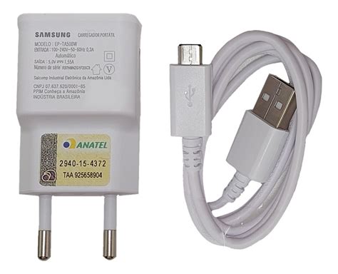 Carregador Samsung 1 55 Amperes J7 J8 Prime Plus Original