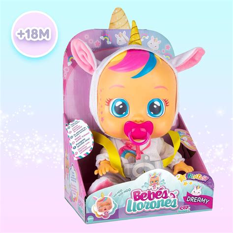 Beb S Llorones Fantasy Dreamy Unicornio Mu Eca Interactiva Que Llora De