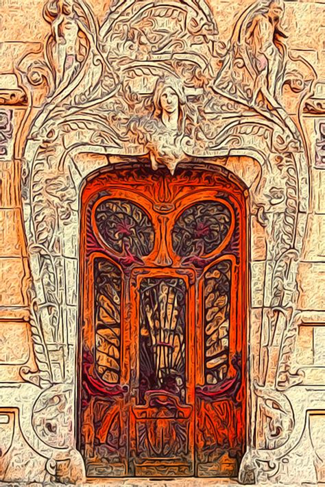 The Door Painting By Jack Zulli Pixels