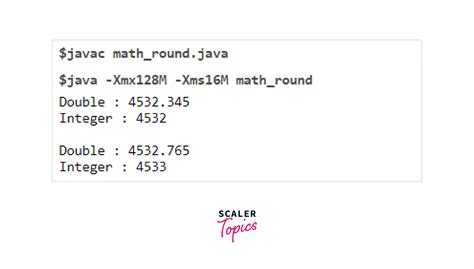 Program To Convert Double To Int In Java Scaler Topics