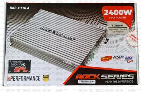 Amplificador Rock Series Rks P110 4 2400w Clase A B