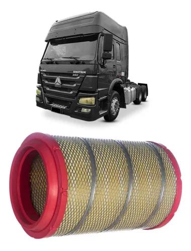 Filtro Ar Sinotruk Howo 380 Euro Iii 6x2 2011 Ars9725 Tecfil Frete grátis