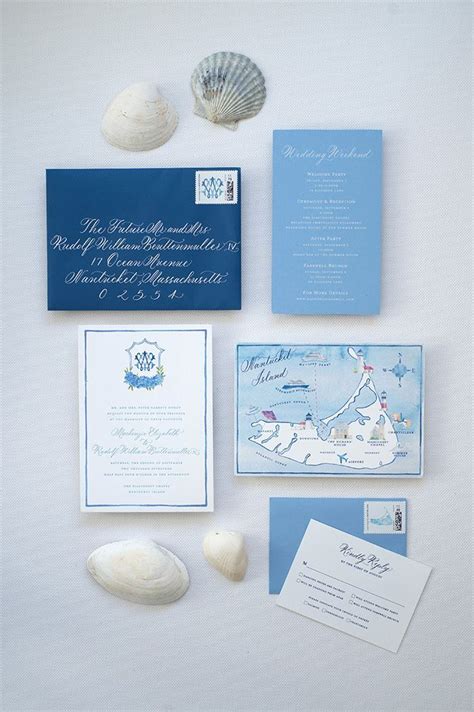 Nantucket Wedding Invitations Jenniemarieweddings