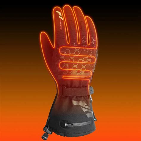 KEMIMOTO Winter Rechargeable Battery Heated Gloves Full Fingers Heating