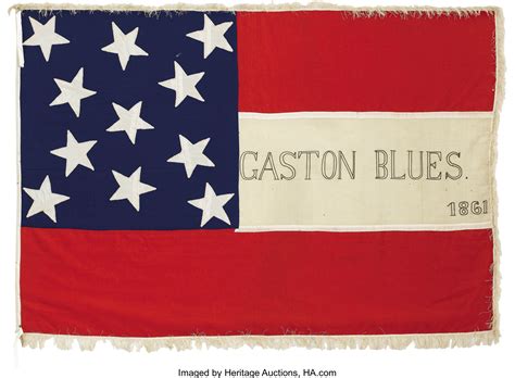 Impeccably Provenanced Confederate 1861 1st National Flag of the | Lot ...