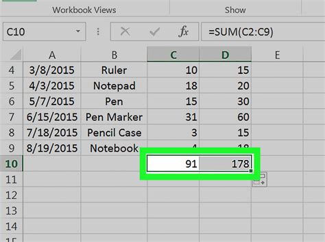 How To Drag And Copy A Formula In Excel Steps With Pictures