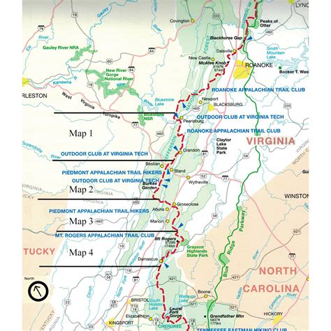 Southwest Virginia Maps Appalachian Trail Conservancy